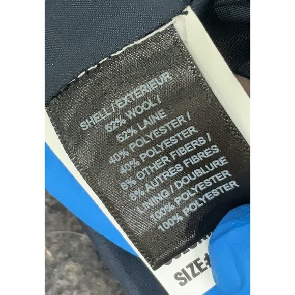 Sam Edelman Teal Double-Breasted Water Repellant Peacoat • Quiet Luxury Preppy S - Picture 12 of 13